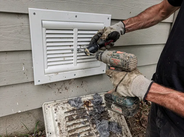 Dryer Vent Cover Replacement in Weddington